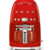 SMEG 50's style koffiezetapparaat kunststof rood