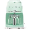 Smeg 50's style koffiezetapparaat kunststof watergroen
