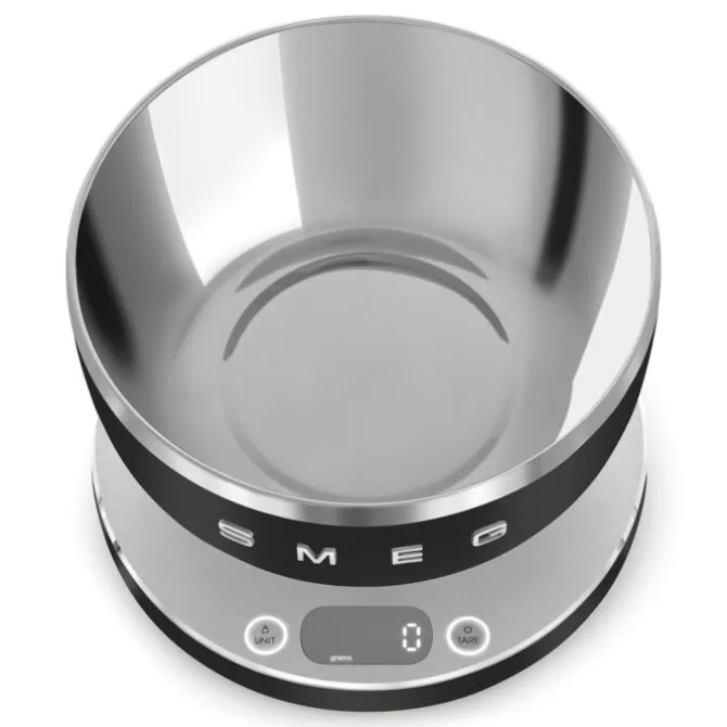 SMEG 50's style KSC01 digitale weegschaal 5 kg mat zwart