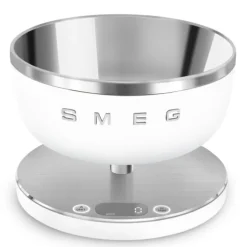 SMEG 50's style KSC01 digitale weegschaal 5 kg mat wit