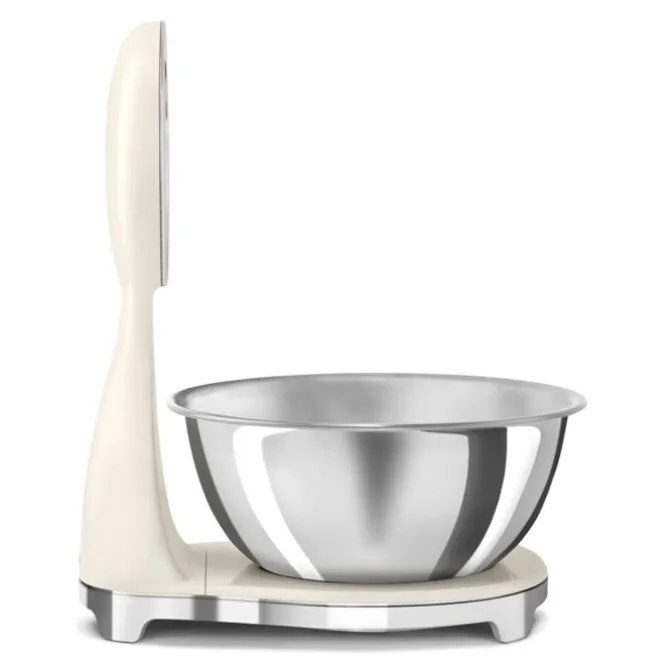 SMEG 50's style KSF01 digitale en analoge weegschaal 5 kg wit