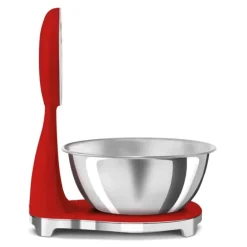 SMEG 50's style KSF01 digitale en analoge weegschaal 5 kg rood