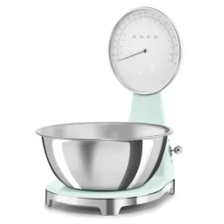 SMEG 50's style KSF01 digitale en analoge weegschaal 5 kg watergroen