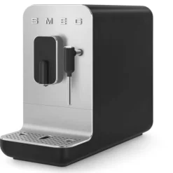 Smeg 50's style Medium volautomatische espressomachine mat zwart