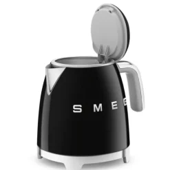 Smeg 50's style mini waterkoker 800 ml staal zwart
