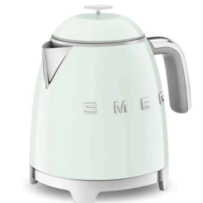 Smeg 50's style mini waterkoker 800 ml staal watergroen