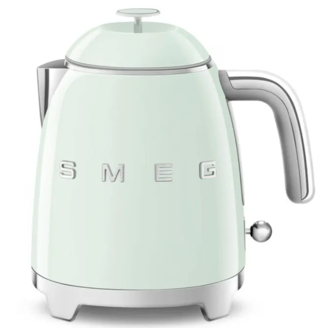 Smeg 50's style mini waterkoker 800 ml staal watergroen