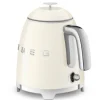 Smeg 50's style mini waterkoker 800 ml staal crème