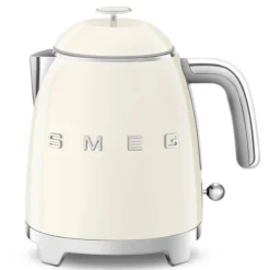 Smeg 50's style mini waterkoker 800 ml staal crème