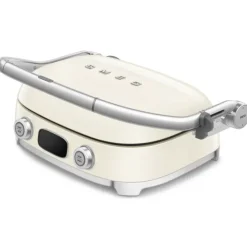 SMEG 50's style Multi-use contactgrill glanzend créme