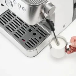 Solis Grind & Infuse Perfetta espressomachine Silver