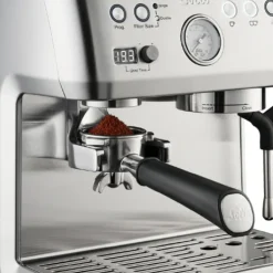 Solis Grind & Infuse Perfetta espressomachine Silver