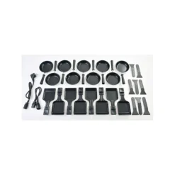 Solis Table Grill 5-in-1 gourmetstel 8 persoons rvs zwart