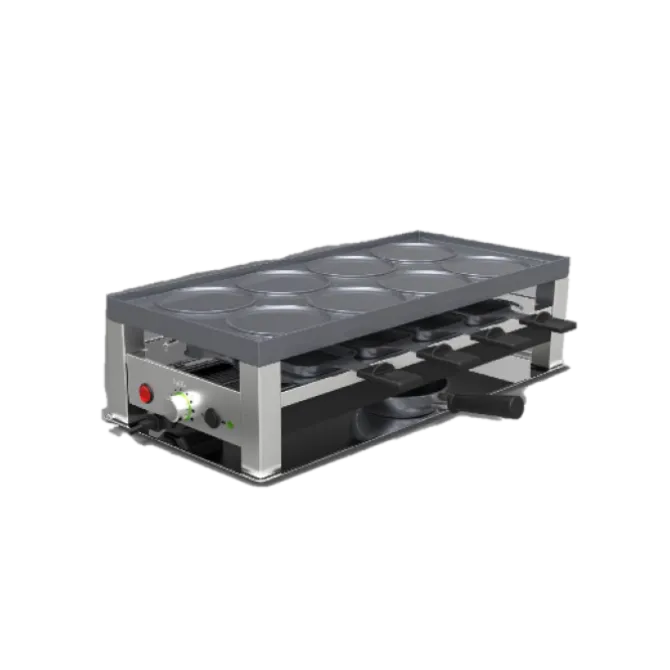 Solis Table Grill 5-in-1 gourmetstel 8 persoons rvs zwart