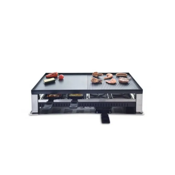 Solis Table Grill 5-in-1 gourmetstel 8 persoons rvs zwart