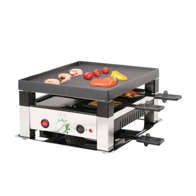 Solis Table Grill 5-in-1 gourmetstel 4 persoons rvs zwart