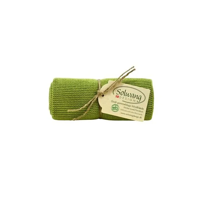Solwang Design handdoek 32 x 47 cm katoen Moss Green