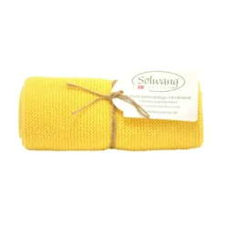 Solwang Design handdoek 32 x 47 cm katoen Warm Yellow