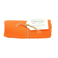 Solwang Design handdoek 32 x 47 cm katoen Bright Orange