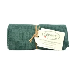 Solwang Design handdoek 32 x 47 cm katoen Dark Petrol
