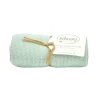 Solwang Design handdoek 32 x 47 cm katoen Dusty Aqua