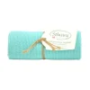 Solwang Design handdoek 32 x 47 cm katoen Light Bright Aqua