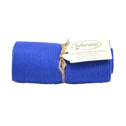 Solwang Design handdoek 32 x 47 cm katoen Cobalt Blue