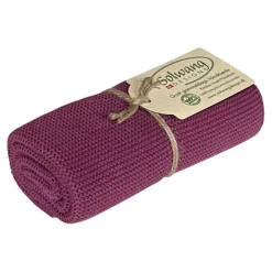 Solwang Design handdoek 32 x 47 cm katoen Plum
