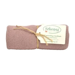 Solwang Design handdoek 32 x 47 cm katoen Dark Nougat