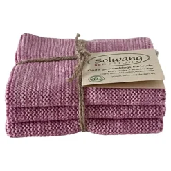 Solwang Design vaatdoekjes 25 x 25 cm katoen Rose Melange