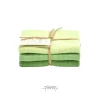 Solwang Design vaatdoekjes 25 x 25 cm katoen Dusty Green 3-delig