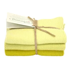 Solwang Design vaatdoekjes 25 x 25 cm katoen Spring Green