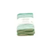 Solwang Design vaatdoekjes 25 x 25 cm katoen Arctic Green Stripes 2 stuks
