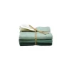 Solwang Design vaatdoekjes 25 x 25 cm katoen Rustic Green 3 stuks