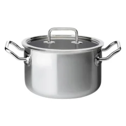 Spring Brigade kookpan met glasdeksel ø 24 cm rvs