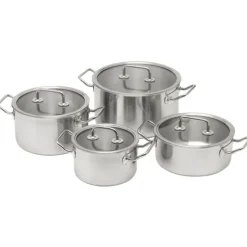 Spring Brigade pannenset met glasdeksels 4-delig