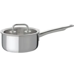 Spring Brigade steelpan met glasdeksel ø 16 cm rvs