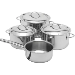 Spring Cristal Starter pannenset rvs glans 4-delig