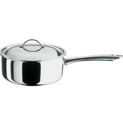 Spring Cristal steelpan met deksel ø 16 cm rvs glans