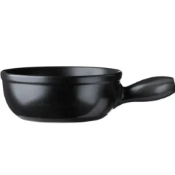 Spring Eco caquelon / fonduepan ø 24 cm mat zwart
