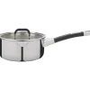 Spring Fusion2+ steelpan met glasdeksel ø 16 cm 1,4 liter rvs
