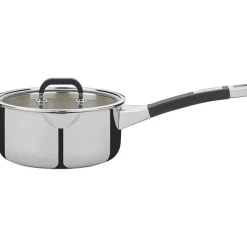 Spring Fusion2+ steelpan met glasdeksel ø 16 cm 1,4 liter rvs