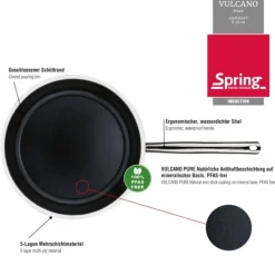 Spring Vulcano Pure koekenpan ø 28 cm rvs