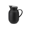 Stelton Amphora thermoskan 1 liter Soft Black