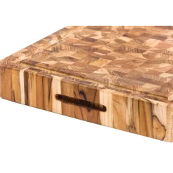 Teakhaus Butcher Block extra dik hakblok 52 x 36 cm teakhout