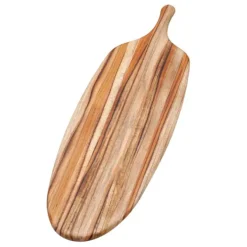 Teakhaus Canoe Paddle serveerplank 67 x 21,5 cm teakhout
