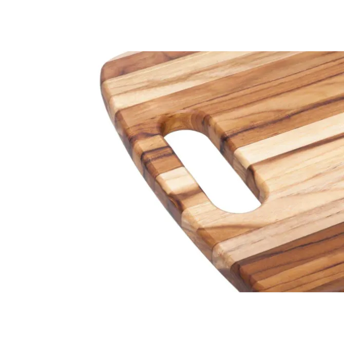 Teakhaus Marine snijplank met handgreep 46 x 36 cm teakhout