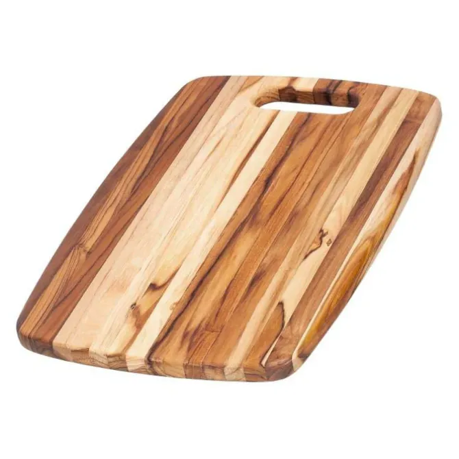 Teakhaus Marine snijplank met handgreep 46 x 36 cm teakhout
