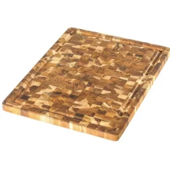 Teakhaus Scandi kopshouten snijplank 46 x 36 cm teakhout