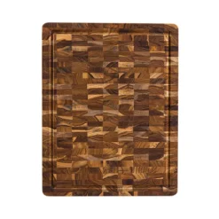 Teakhaus Scandi kopshouten snijplank 46 x 36 cm teakhout